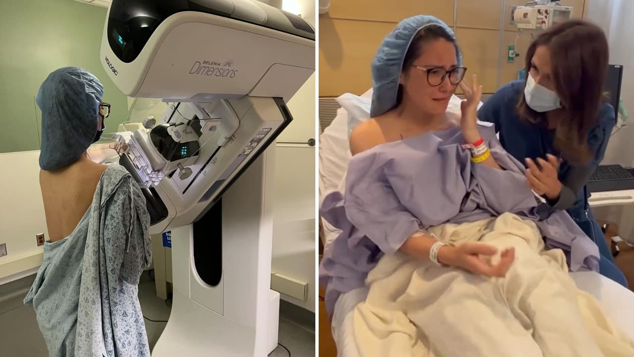 Olivia Munn compartió algunas fotografías y videos de su tiempo en el hospital luchando contra el cáncer de mama.