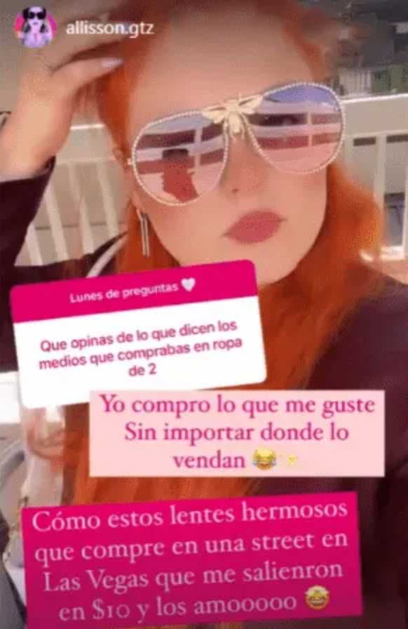 "
<b>Compro lo que me gusta</b> sin importar dónde lo venden", contestó de manera contundente.