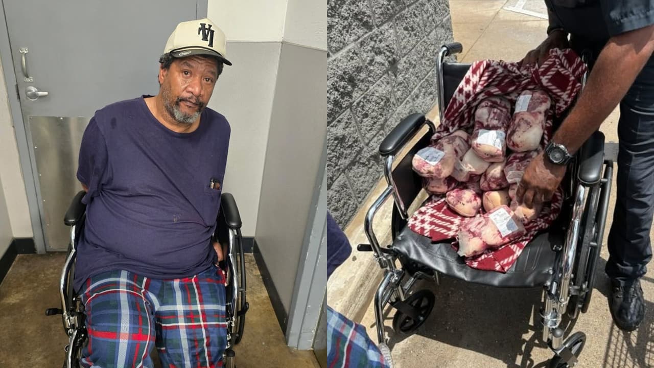 Detenido en Sam's Club de Houston llevaba en sillón de ruedas más de $500 en brisket y costillas