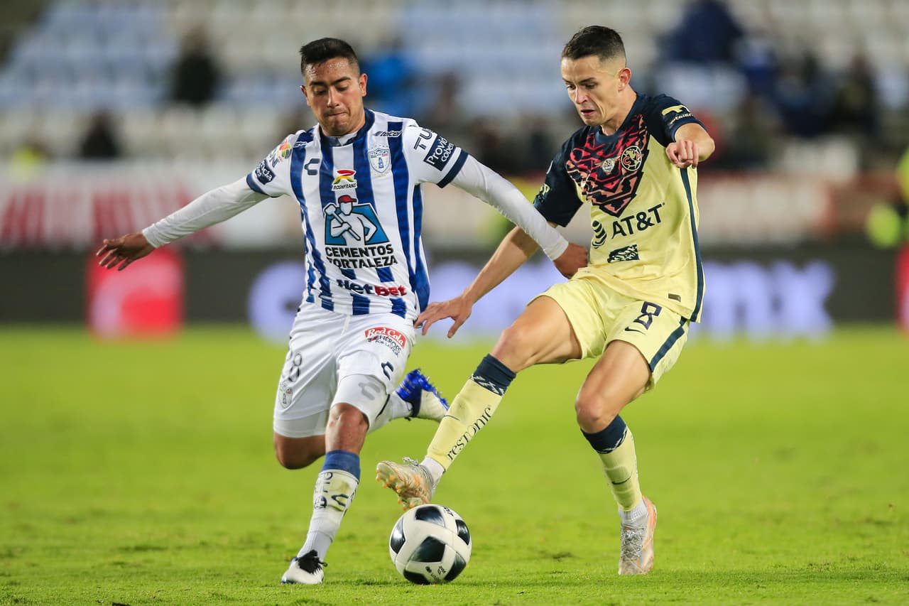 Pachuca no logra aguantar la ventaja y los Tuzos y las Águilas empatan 1-1 en el Estadio Miguel Hidalgo.