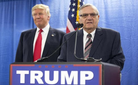 Trump headed to Arizona for rally, but no plans to pardon ex-Sheriff Arpaio - at least for now