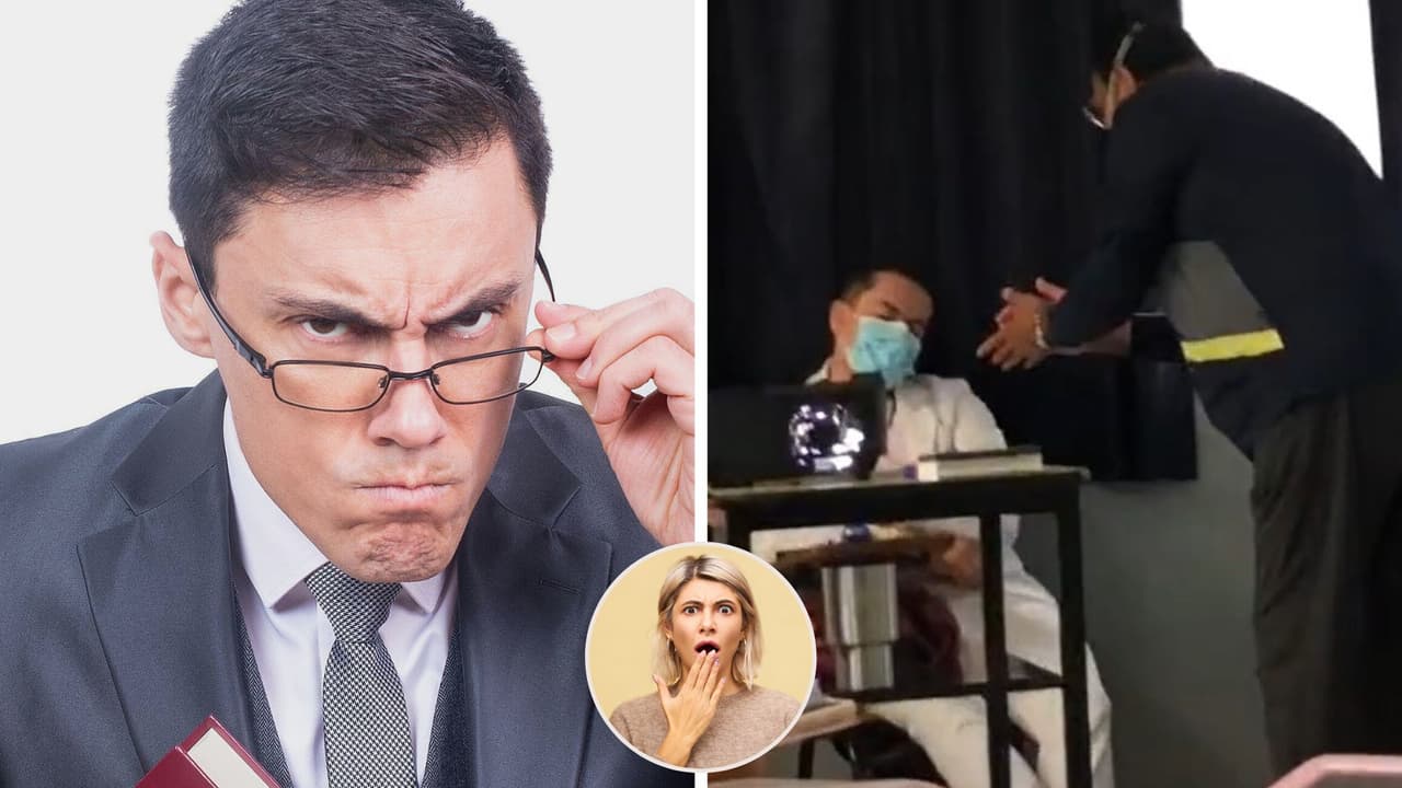Profesor asusta a alumno que se quedó dormido en su clase y causa debate en TikTok