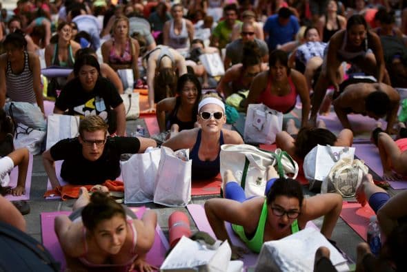 La convocatoria logró reunir a miles.