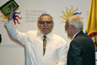 El escritor colombiano Gabriel García Márquez.