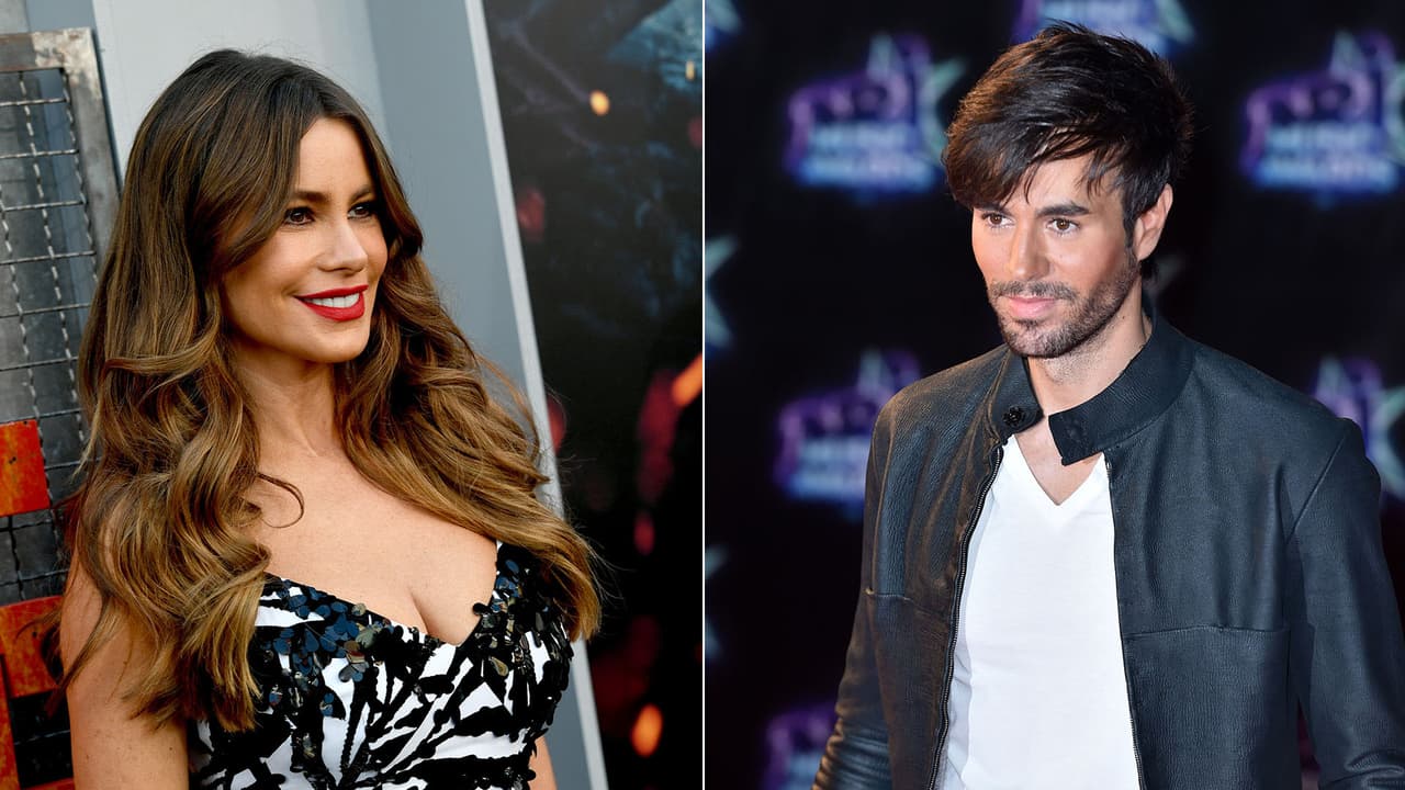 <b>Sofía Vergara y Enrique Iglesias</b>
<br>Cuando el matrimonio de la ‘Toti’ con José Luis González se acabó, la actriz fue vinculada por un corto tiempo con el cantante español.