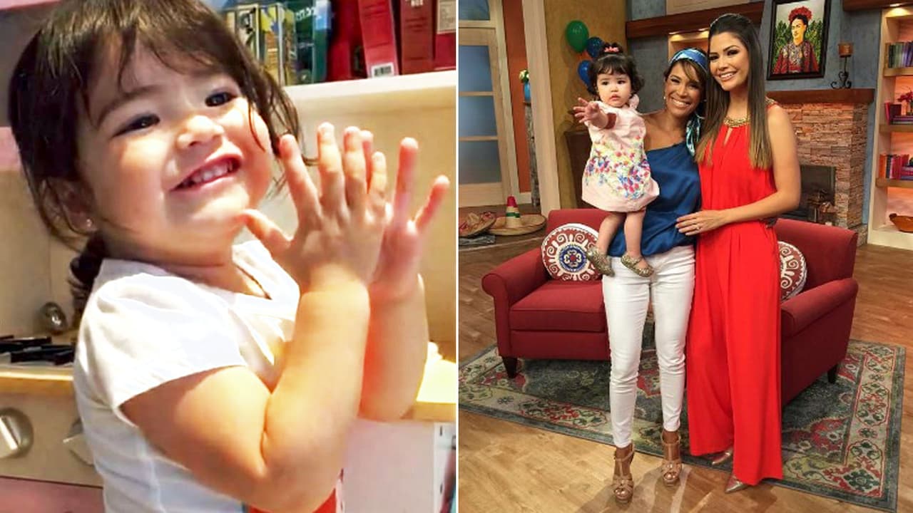 Travesuras de Baby Giulietta: Sonríe con sus andanzas cuando la tía Karla la cuida