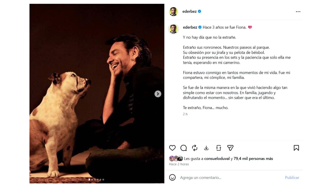 Fiona estuvo junto a Eugenio Derbez 11 años.