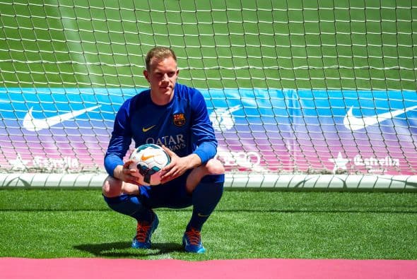 Ter Stegen fue presentado con el Barcelona