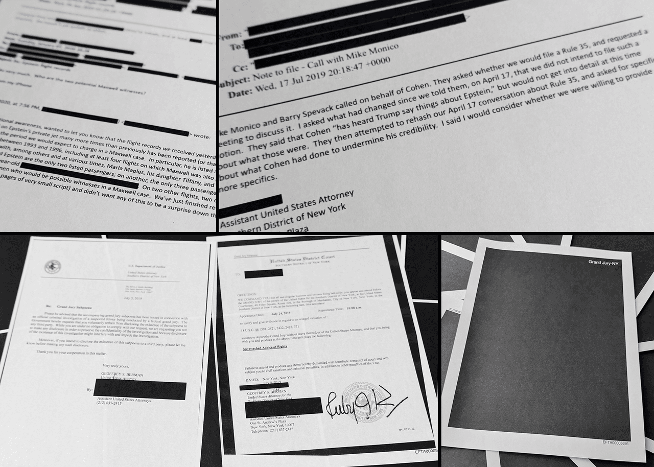 Archivos Epstein: cómo documentos censurados por el DOJ están siendo revelados en redes sociales