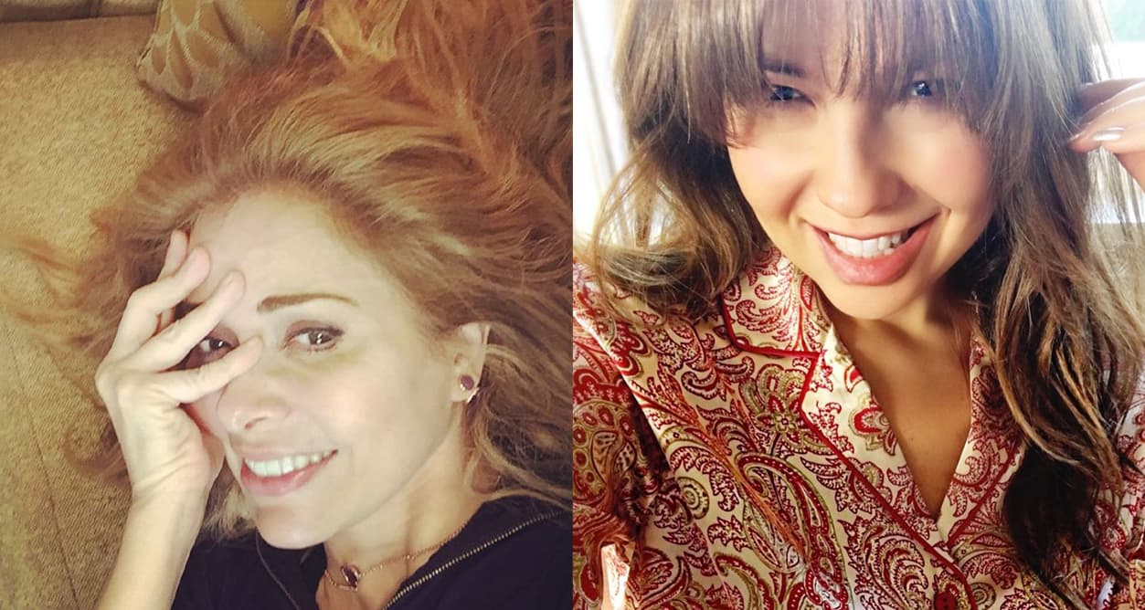 Recién levantadas y sin maquillaje.