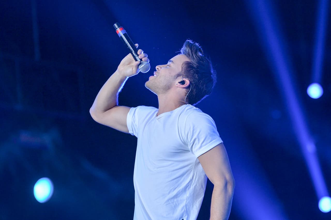 Royce no dudó ni un minuto en recibir el año sintiendo la buena vibra del público.