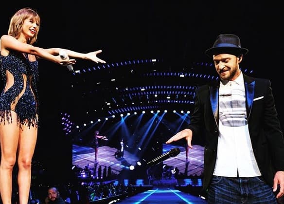 Y también se lleva de maravilla con importantes músicos como Justin Timberlake.