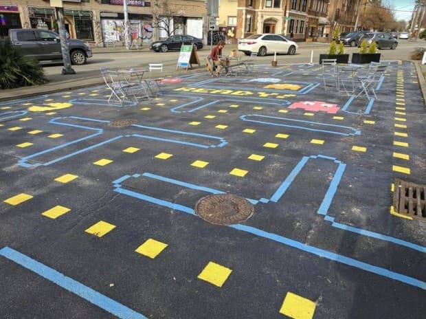 Seattle inaugura una plaza inspirada en el clásico videojuego Pac-Man 