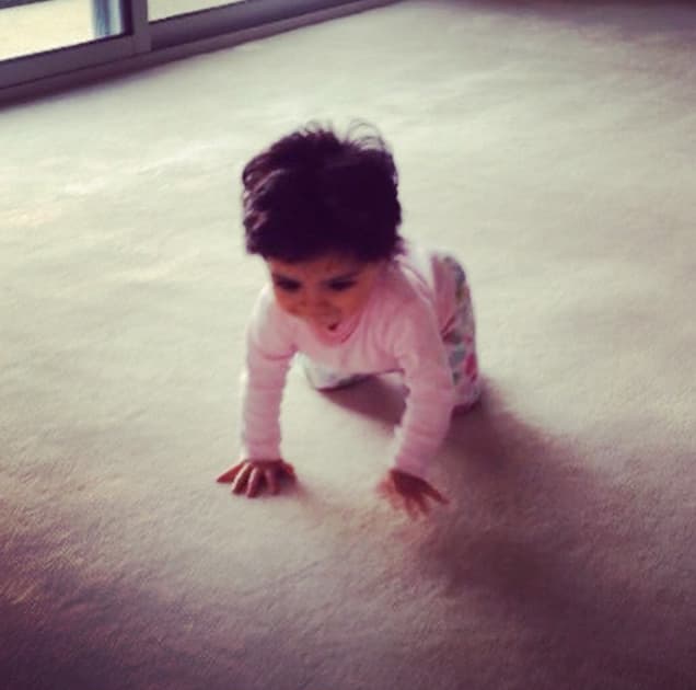 Ya casi tiene 10 meses de edad y es muy activa.