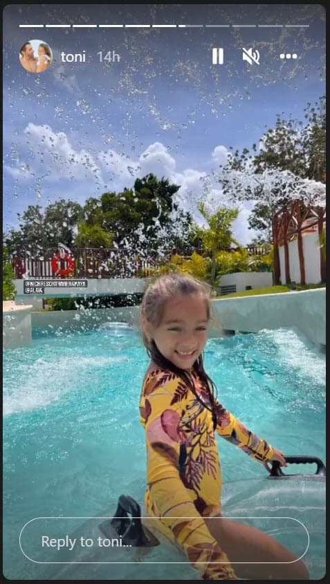 Así, tuvo pastel, fiesta, juegos, sol y mar bajo el cielo de la Riviera Maya. 
<br>