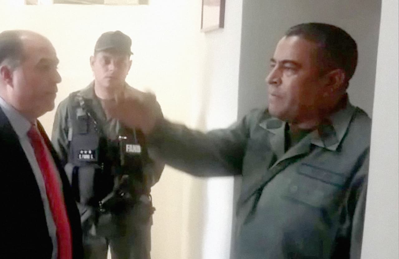 Bladimir Humberto Lugo, coronel de la Guardia Nacional Bolivariana. Comandante de la unidad especial para el Palacio Federal Legislativo.