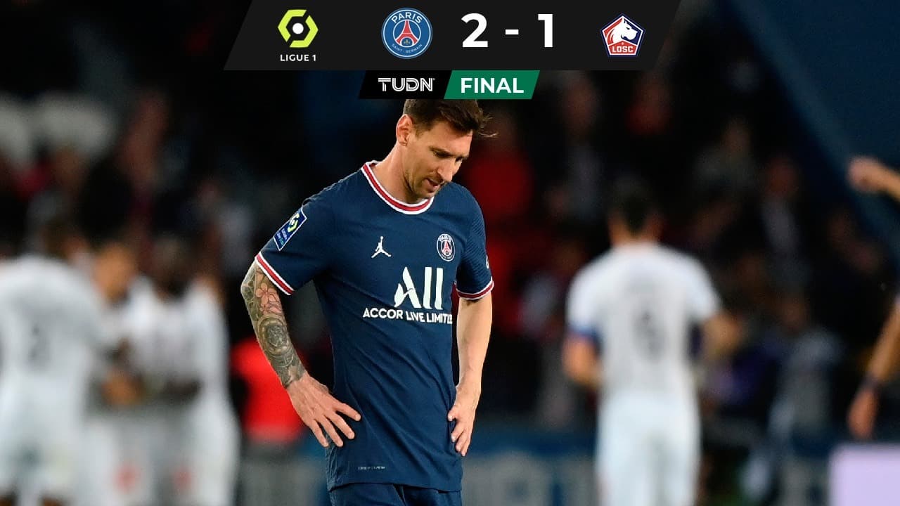 PSG 2-1 Lille en la Ligue 1: marcador, resultado y goles
