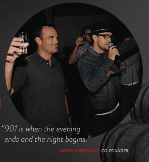 Justin Timberlake también es parte de la industria con su marca '901'.