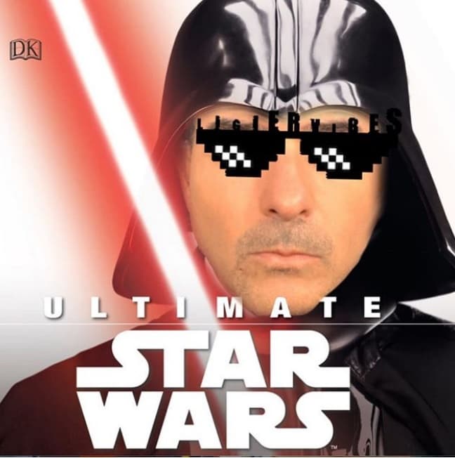 Un adulto con corazón de niño es Carlos Calderón y recientemente plasmó en su Instagram esta edición de Star Wars.