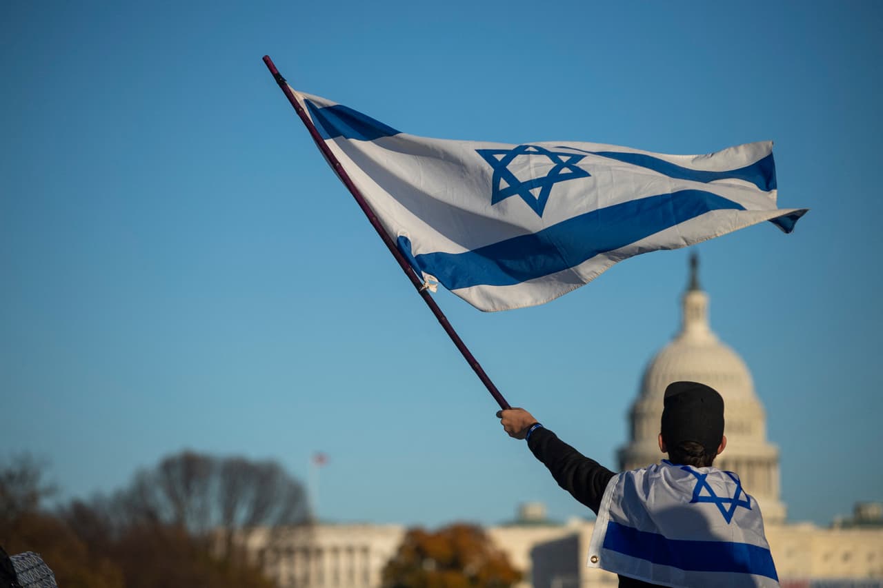 En imágenes: así fue la “Marcha por Israel” en Washington DC