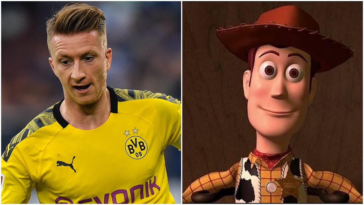 <b>Marco Reus y Woody</b>
<br>Otro de los apodos del talentoso mediocampista del Borussia Dortmund tiene origen con la película de Toy Story y uno de los personajes principales de la existoa saga.