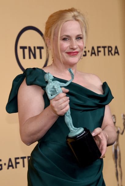 Patricia Arquette, mejor actriz de reparto en cine por 'Boyhood'.