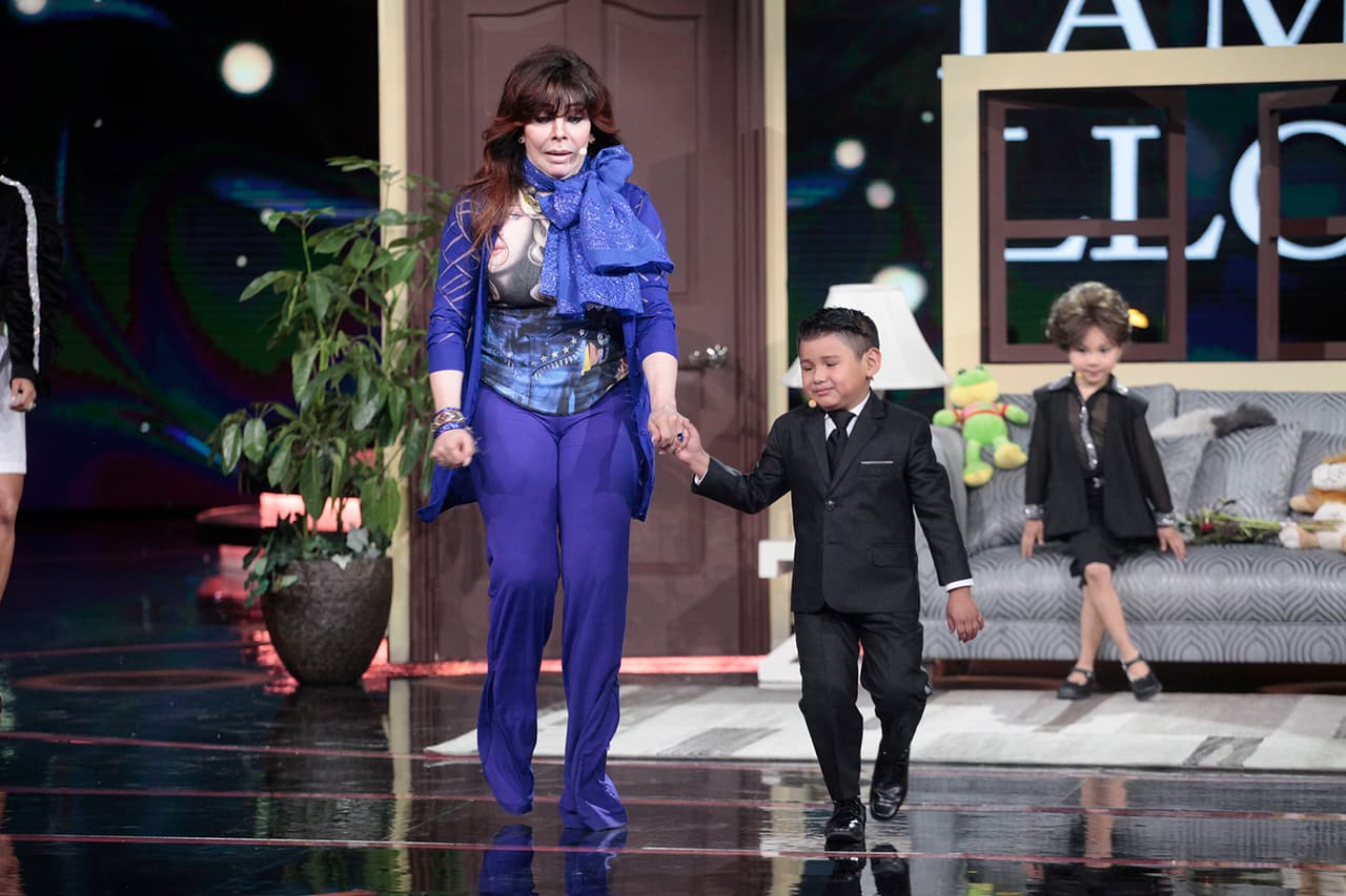 Verónica se entregó al ritmo.