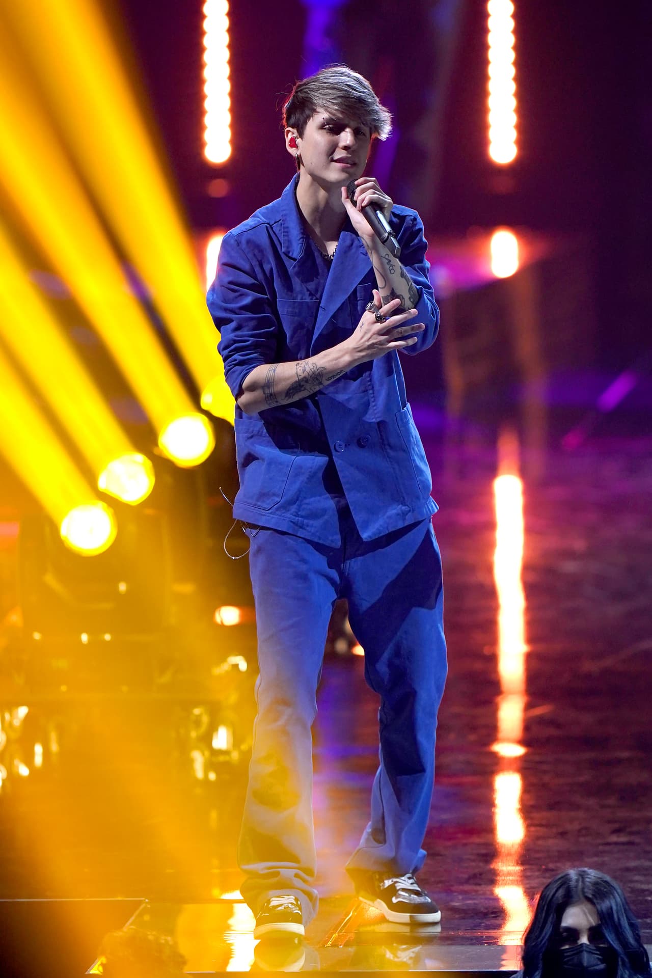 Christopher Vélez puso sentimiento en el escenario.