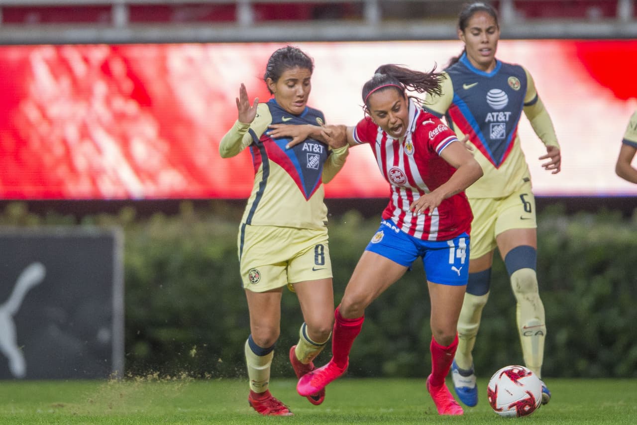 Con una victoria de 1-2 sobre las Chivas, las Águilas del América llegan a la quinta posición de la tabla con 34 unidades.
