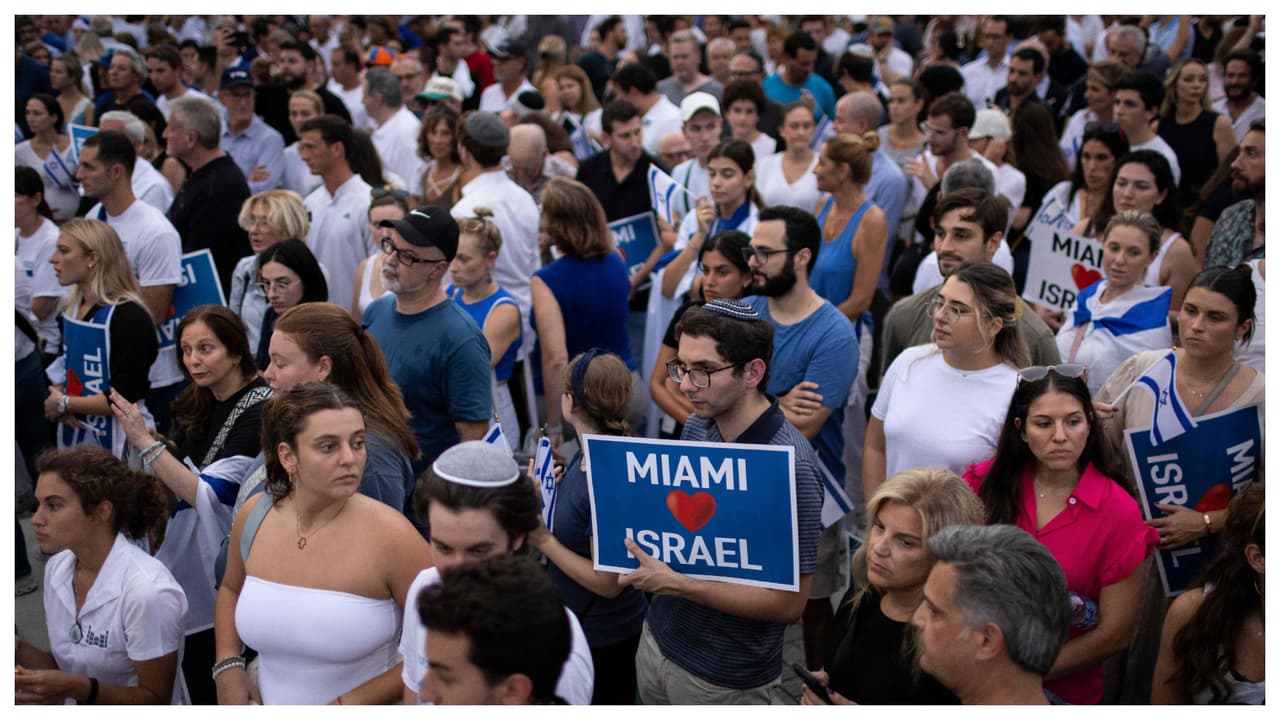 Residentes del sur de Florida lloran la pérdida de sus seres queridos en Israel