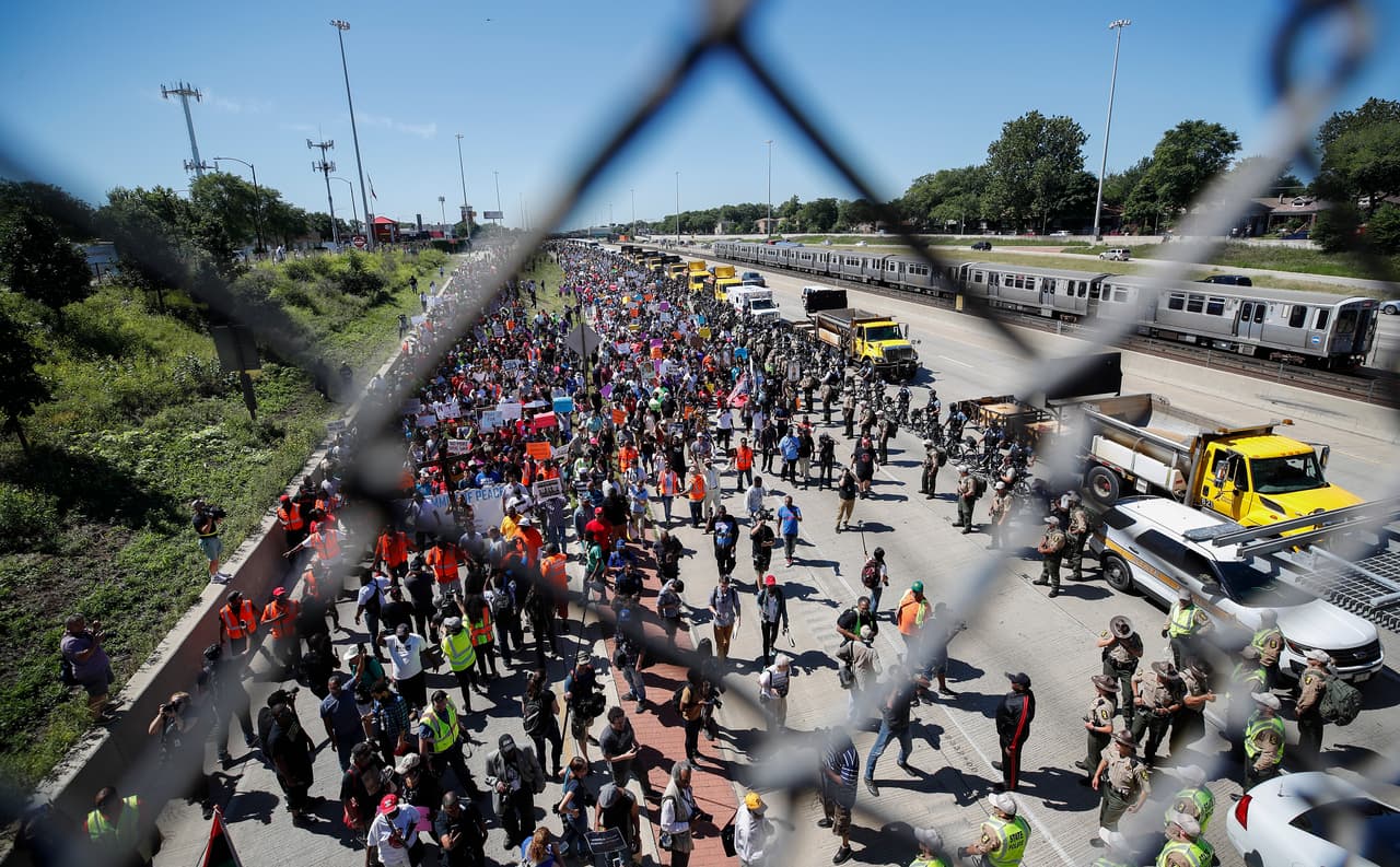 No se registraron incidentes violentos o arrestos durante la protesta.