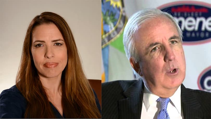 Raquel Regalado pide la descalificación de su contrincante Carlos Giménez