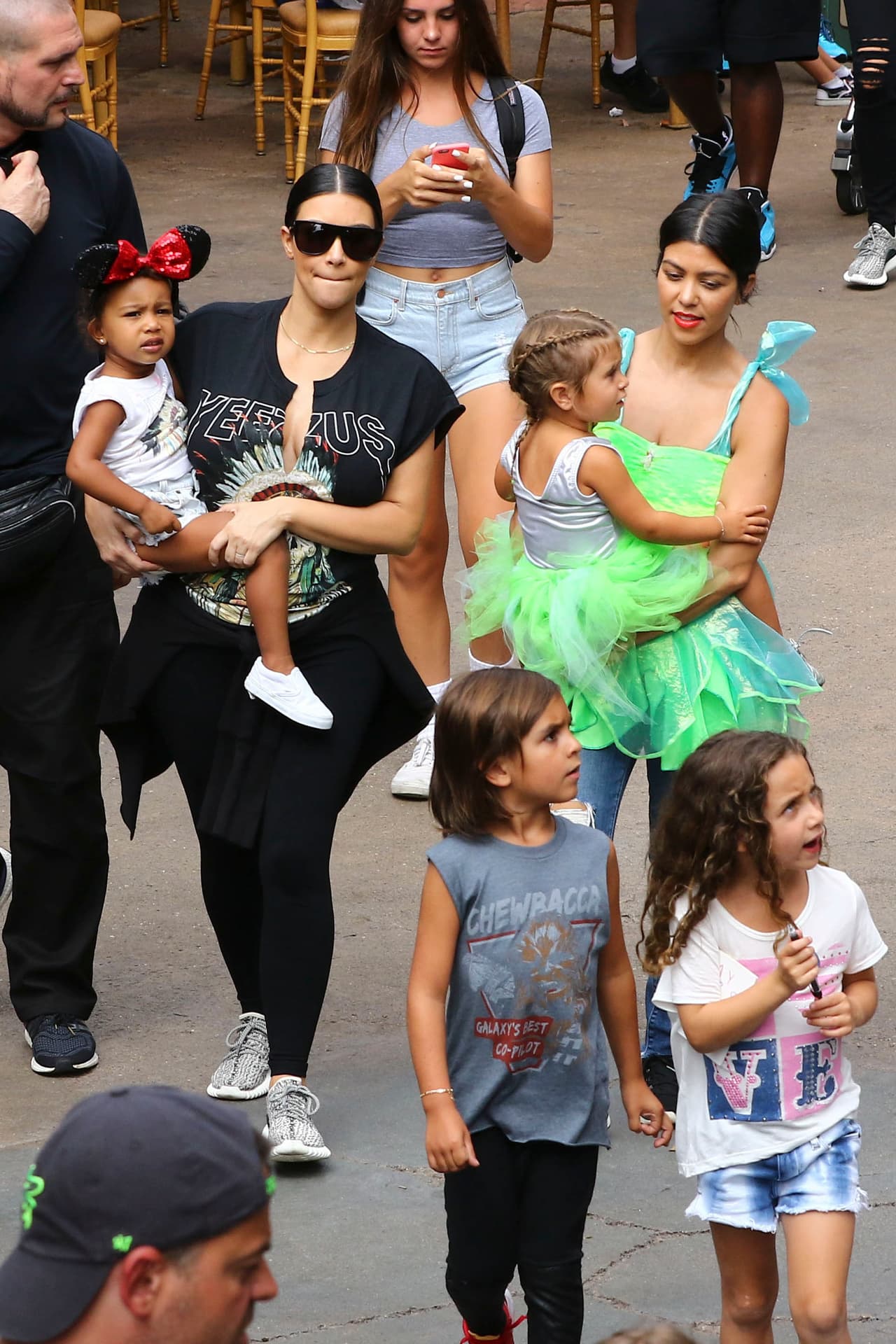 Más fotos de su día en Disney.