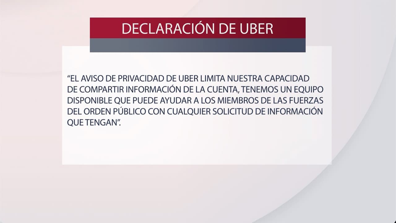 Sin embargo, la familia de Rosa aún espera conocer la identidad de quien haya solicitado ese servicio, que salió de su casa con un rumbo desconocido. 
<i>Noticias Univision Chicago </i>intentó obtener una respuesta con la empresa, pero no hubo respuesta bajo sus políticas de privacidad.