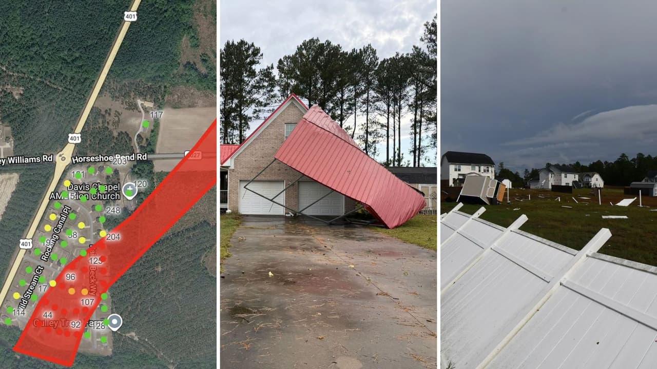 Tornados dejan daños en Raleigh y Fayetteville tras el paso del huracán Isaías