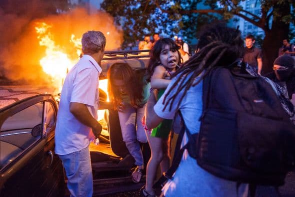 Al menos 143 personas fueron detenidos tras participar en disturbios ocurridos en manifestaciones registradas en varias ciudades brasileñas.