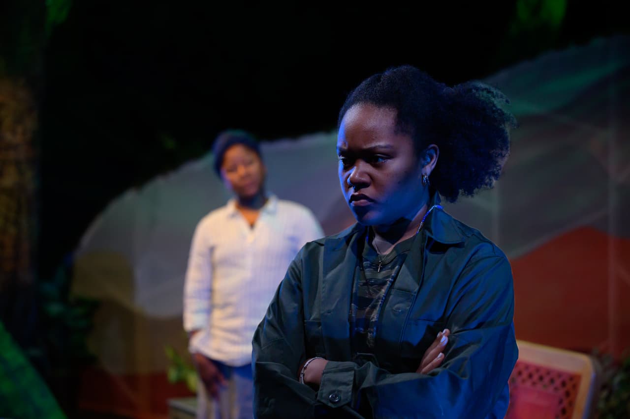 En esta producción bilingüe, los caminos de tres generaciones de mujeres se cruzan bajo un árbol de mango. Su antepasado, Guiomar, era una reina que poseía capacidad para la magia.