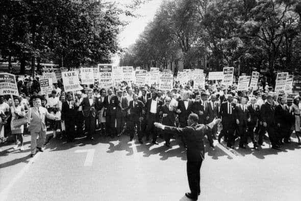 "I Have a Dream" is a public speech delivered by American clergyman and activist Martin Luther King, Jr. on August 28, 1963, in which he called for an end to racism in the United States. Delivered to over 250,000 civil rights supporters from the steps of the Lincoln Memorial during the March on Washington for Jobs and Freedom, the speech was a defining moment of the American Civil Rights Movement.