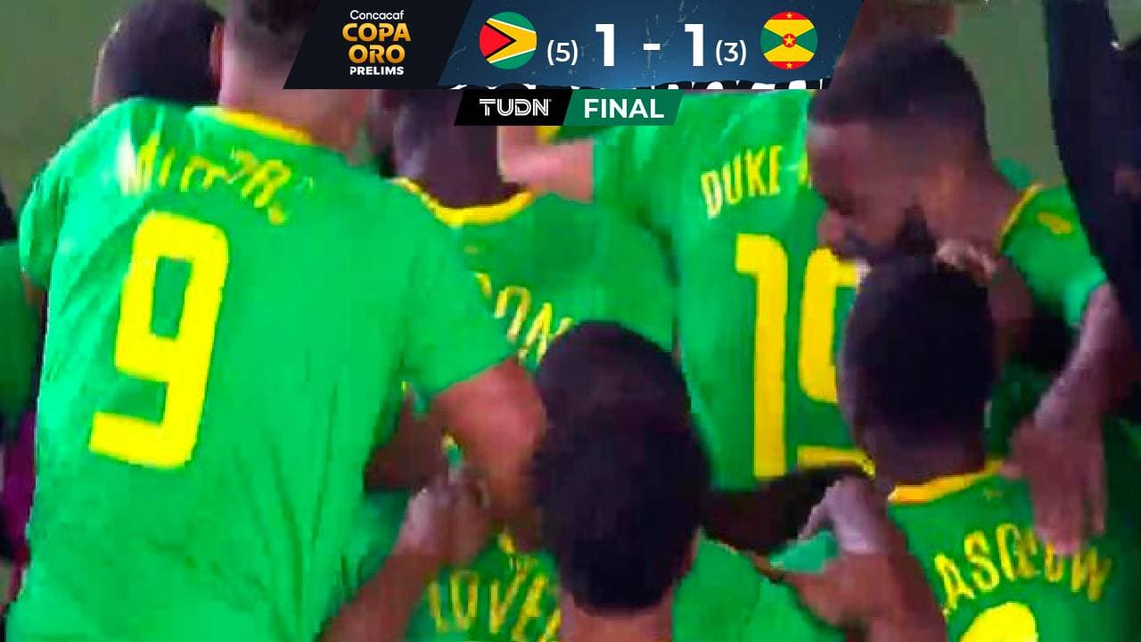 Resumen | Guyana vence en los penales a Granada y lo elimina
