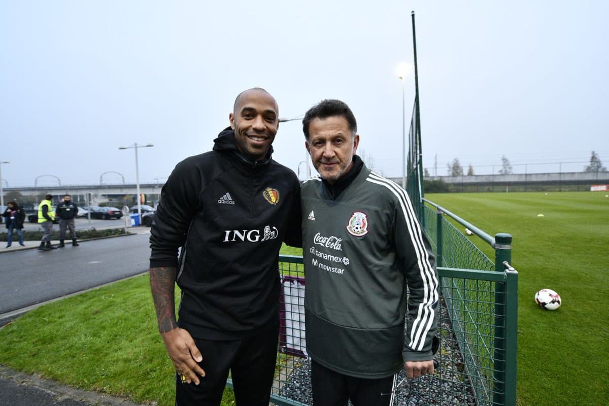 El Tri recibió la visita de Thierry Henry