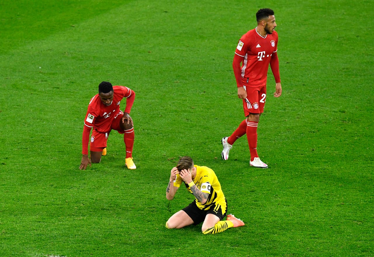 Los de Favre abrieron el marcador, pero el tremendo equipo bávaro dio vuelta para quedarse con el triunfo. | Reus (45’) marcó primero y Alaba (45+4’) lo emparejó. Lewandowski (48’) dio vuelta, Sané (80’) creció la ventaja y Haaland (83’) acortó la distancia.