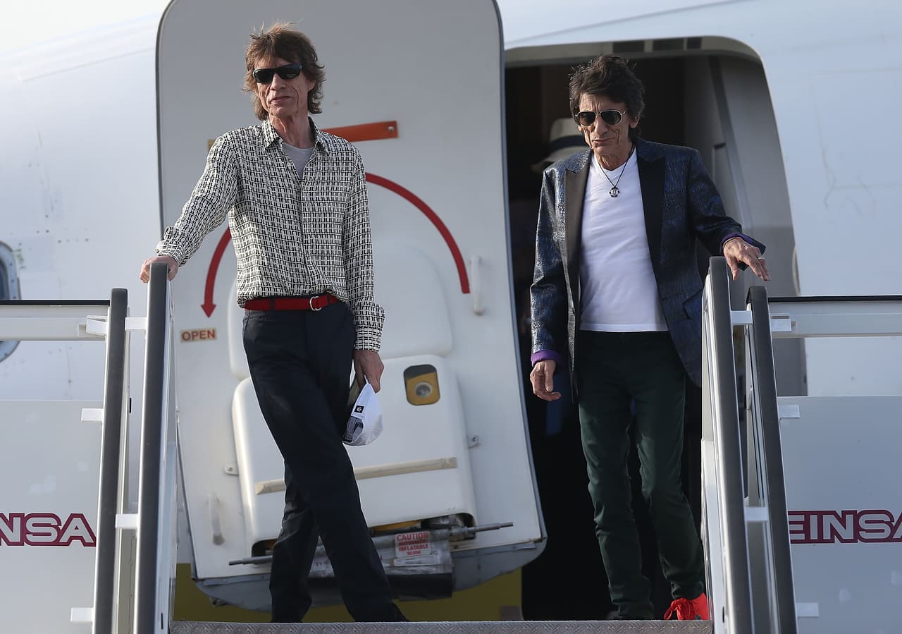 Mick Jagger fue el primero en aparecer.