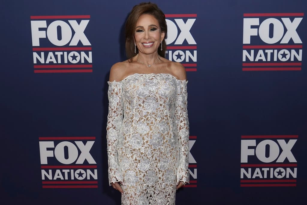 FILE - Jeanine Pirro arrives at Fox Nation's Patriot Awards, Nov. 16, 2023, in Nashville, Tenn. (AP Photo/George Walker IV, File)