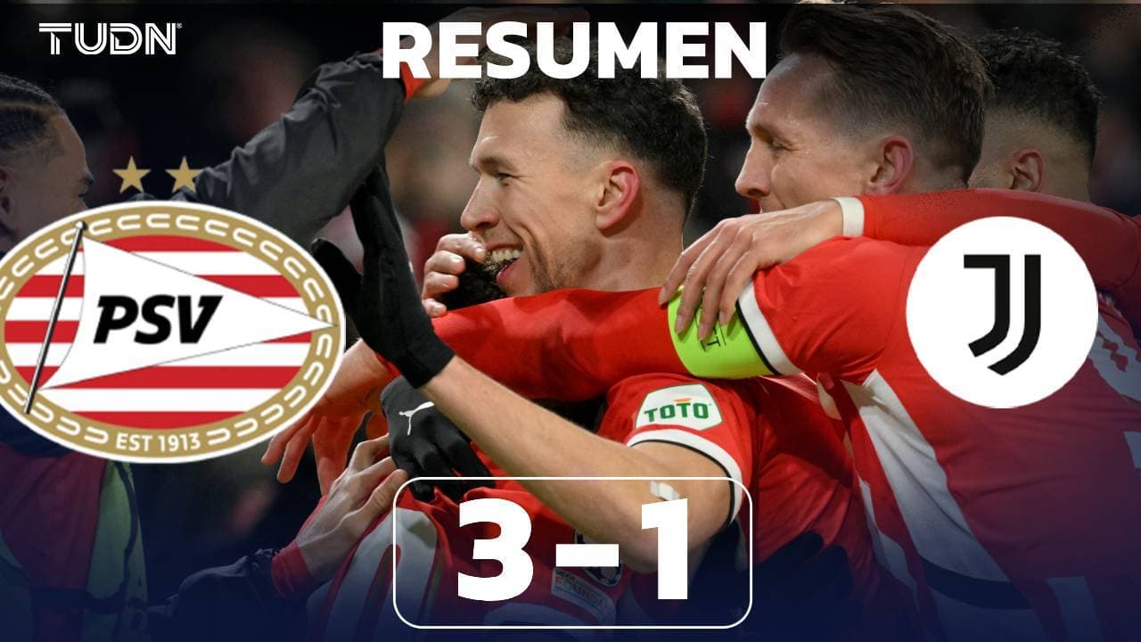 ¡Partidazo que se define en tiempos extra! PSV echa a la Juve
