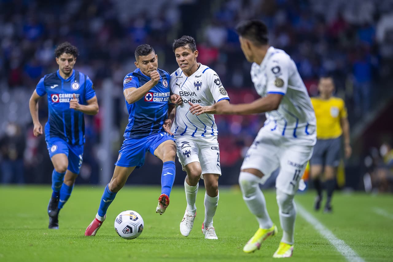 Con doblete de Rogelio Funes Mori y goles de Maximiliano Meza y Duván Vergara, Monterrey golea a CRuz Azul 1-4 y se mete a la final de la Concacaf Liga de Campeones.
