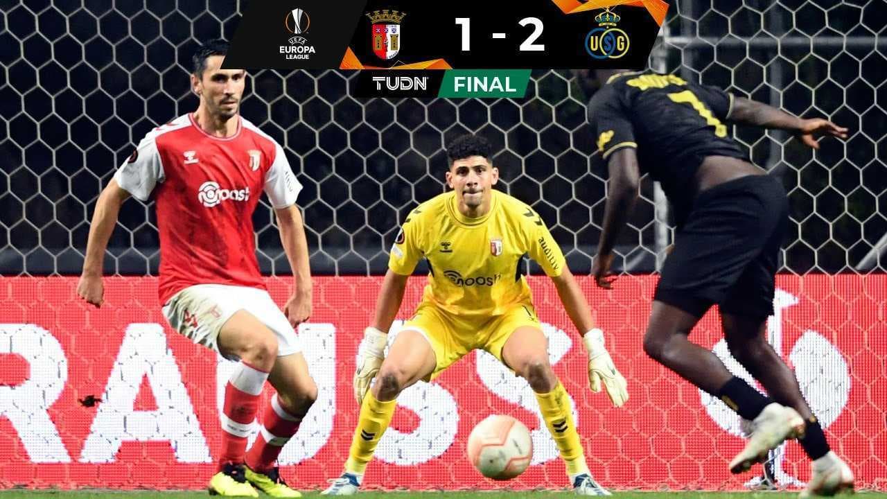 Diego Lainez entra de cambio y Braga pierde en Europa League