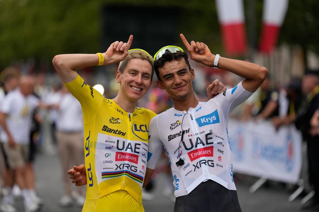  Isaac del Toro, el primer mexicano en subir al podio del Tour de Francia