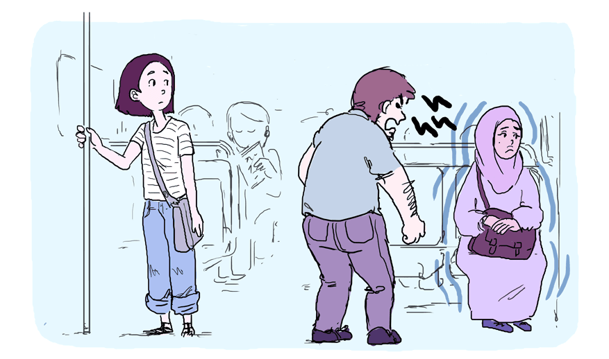 El cómic que enseña cómo intervenir si presencias un ataque racista 