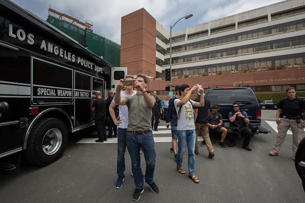 A lo largo de la jornada los estudiantes recurrieron a las redes sociales para compartir sus experiencias.