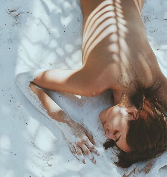 "Tengo a mis pulmones respirando azul clarito", escribió en su cuenta de Instragram hace algunos meses.